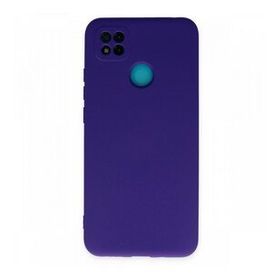 Newface Xiaomi Redmi 9C Nano İçi Kadife Silikon Mor Cep Telefonu Kılıfı