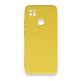 Newface Xiaomi Redmi 9C Nano İçi Kadife Silikon Sarı Cep Telefonu Kılıfı