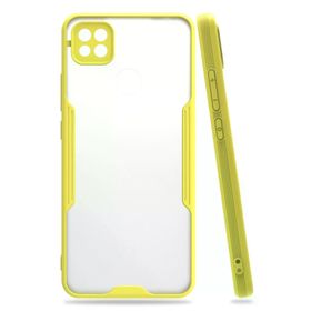 Newface Xiaomi Redmi 9C Platin Silikon Sarı Cep Telefonu Kılıfı