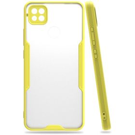 Newface Xiaomi Redmi 9C Platin Silikon Sarı Cep Telefonu Kılıfı