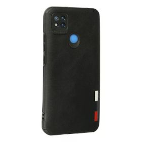 Newface Xiaomi Redmi 9C Siyah Loop Deri Silikon Kılıf