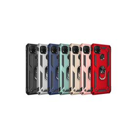 Newface Xiaomi Redmi 9C Sofya Yüzüklü Silikon Kapak Gold Cep Telefonu Kılıfı