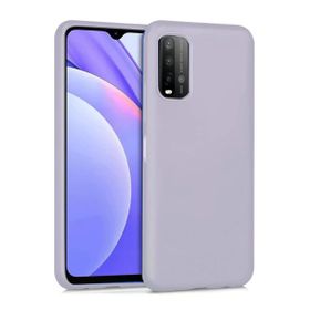 Newface Xiaomi Redmi 9T Nano İçi Kadife Silikon Lila Cep Telefonu Kılıfı