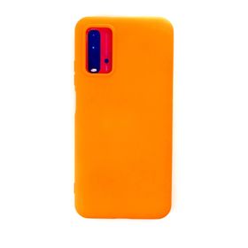 Newface Xiaomi Redmi 9T Nano İçi Kadife Silikon Turuncu Cep Telefonu Kılıfı