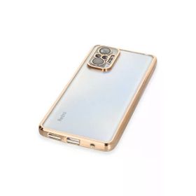 Newface Xiaomi Redmi Note 10 Pro Gold Razer Lensli Silikon Kılıf