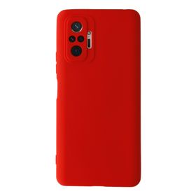 Newface Xiaomi Redmi Note 10 Pro Kırmızı Nano İçi Kadife Silikon Kılıf