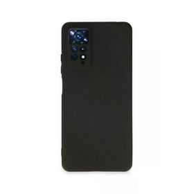 Newface Xiaomi Redmi Note 11 First Silikon Siyah Cep Telefonu Kılıfı