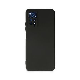 Newface Xiaomi Redmi Note 11 First Silikon Siyah Cep Telefonu Kılıfı