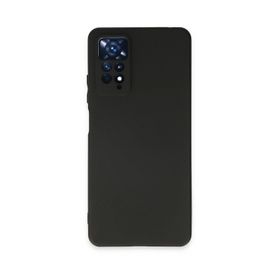 Newface Xiaomi Redmi Note 11 First Silikon Siyah Cep Telefonu Kılıfı