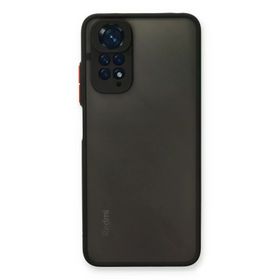 Newface Xiaomi Redmi Note 11 Montreal Silikon Kapak Siyah Cep Telefonu Kılıfı