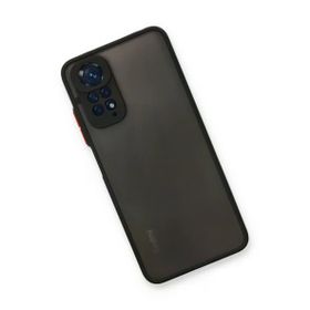 Newface Xiaomi Redmi Note 11 Montreal Silikon Kapak Siyah Cep Telefonu Kılıfı