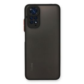 Newface Xiaomi Redmi Note 11 Montreal Silikon Kapak Siyah Cep Telefonu Kılıfı