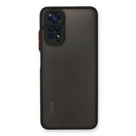 Newface Xiaomi Redmi Note 11 Montreal Silikon Kapak Siyah Cep Telefonu Kılıfı
