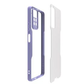 Newface Xiaomi Redmi Note 11 Pro Platin Silikon Lila Cep Telefonu Kılıfı