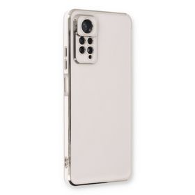 Newface Xiaomi Redmi Note 11 Pro Volet Silikon Beyaz Cep Telefonu Kılıfı