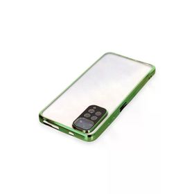 Newface Xiaomi Redmi Note 11 Razer Lensli Silikon Yeşil Cep Telefonu Kılıfı
