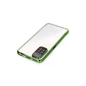 Newface Xiaomi Redmi Note 11 Razer Lensli Silikon Yeşil Cep Telefonu Kılıfı