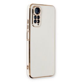 Newface Xiaomi Redmi Note 11 Volet Silikon Beyaz Cep Telefonu Kılıfı