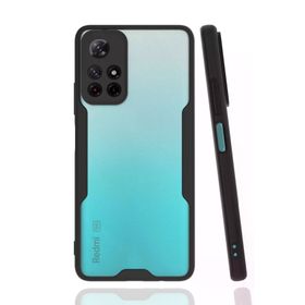 Newface Xiaomi Redmi Note 11T Platin Silikon Siyah Cep Telefonu Kılıfı