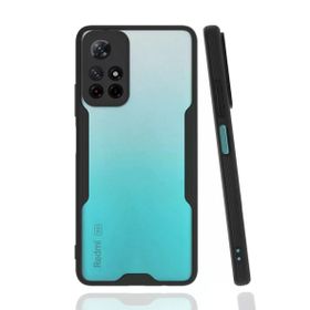Newface Xiaomi Redmi Note 11T Platin Silikon Siyah Cep Telefonu Kılıfı