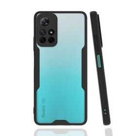 Newface Xiaomi Redmi Note 11T Platin Silikon Siyah Cep Telefonu Kılıfı