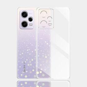 Newface Xiaomi Redmi Note 12 5G Lüx Şeffaf Silikon Cep Telefonu Kılıfı
