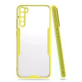 Newface Xiaomi Redmi Note 8 Platin Silikon Sarı Cep Telefonu Kılıfı