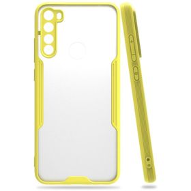 Newface Xiaomi Redmi Note 8 Platin Silikon Sarı Cep Telefonu Kılıfı