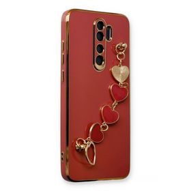 Newface Xiaomi Redmi Note 8 Pro Esila Silikon Kırmızı Cep Telefonu Kılıfı