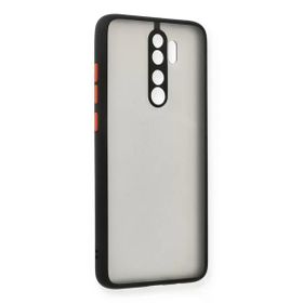 Newface Xiaomi Redmi Note 8 Pro Montreal Silikon Kapak Siyah Cep Telefonu Kılıfı