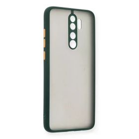 Newface Xiaomi Redmi Note 8 Pro Montreal Silikon Kapak Yeşil Cep Telefonu Kılıfı