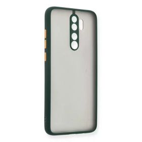 Newface Xiaomi Redmi Note 8 Pro Montreal Silikon Kapak Yeşil Cep Telefonu Kılıfı
