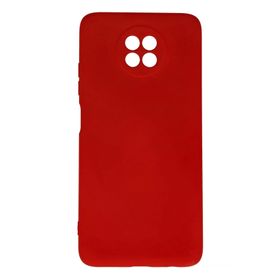 Newface Xiaomi Redmi Note 9 5G Nano İçi Kadife Silikon Kırmızı Kılıf