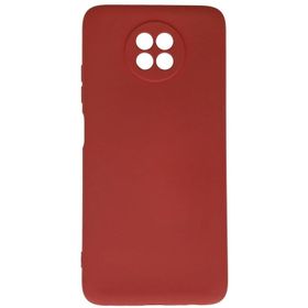 Newface Xiaomi Redmi Note 9 5G Nano İçi Kadife Silikon Kırmızı Kılıf