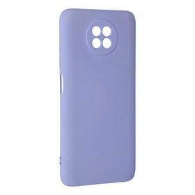 Newface Xiaomi Redmi Note 9 5G Nano İçi Kadife Silikon Lila Kılıf