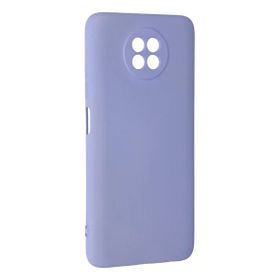 Newface Xiaomi Redmi Note 9 5G Nano İçi Kadife Silikon Lila Kılıf