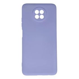 Newface Xiaomi Redmi Note 9 5G Nano İçi Kadife Silikon Lila Kılıf