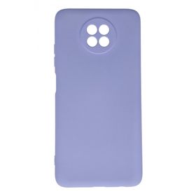 Newface Xiaomi Redmi Note 9 5G Nano İçi Kadife Silikon Lila Kılıf