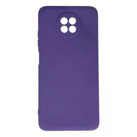 Newface Xiaomi Redmi Note 9 5G Nano İçi Kadife Silikon Mor Kılıf