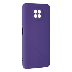 Newface Xiaomi Redmi Note 9 5G Nano İçi Kadife Silikon Mor Kılıf