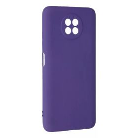 Newface Xiaomi Redmi Note 9 5G Nano İçi Kadife Silikon Mor Kılıf