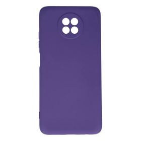 Newface Xiaomi Redmi Note 9 5G Nano İçi Kadife Silikon Mor Kılıf