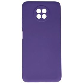 Newface Xiaomi Redmi Note 9 5G Nano İçi Kadife Silikon Mor Kılıf