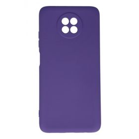 Newface Xiaomi Redmi Note 9 5G Nano İçi Kadife Silikon Mor Kılıf