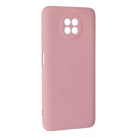 Newface Xiaomi Redmi Note 9 5G Nano İçi Kadife Silikon Pembe Kılıf