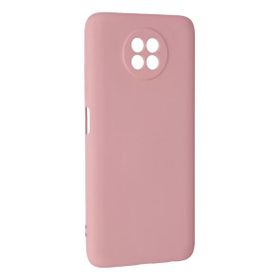 Newface Xiaomi Redmi Note 9 5G Nano İçi Kadife Silikon Pembe Kılıf
