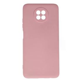 Newface Xiaomi Redmi Note 9 5G Nano İçi Kadife Silikon Pembe Kılıf