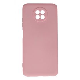 Newface Xiaomi Redmi Note 9 5G Nano İçi Kadife Silikon Pembe Kılıf