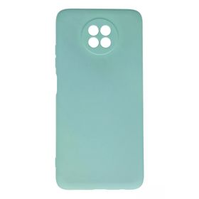 Newface Xiaomi Redmi Note 9 5G Nano İçi Kadife Silikon Turkuaz Kılıf