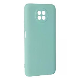 Newface Xiaomi Redmi Note 9 5G Nano İçi Kadife Silikon Turkuaz Kılıf